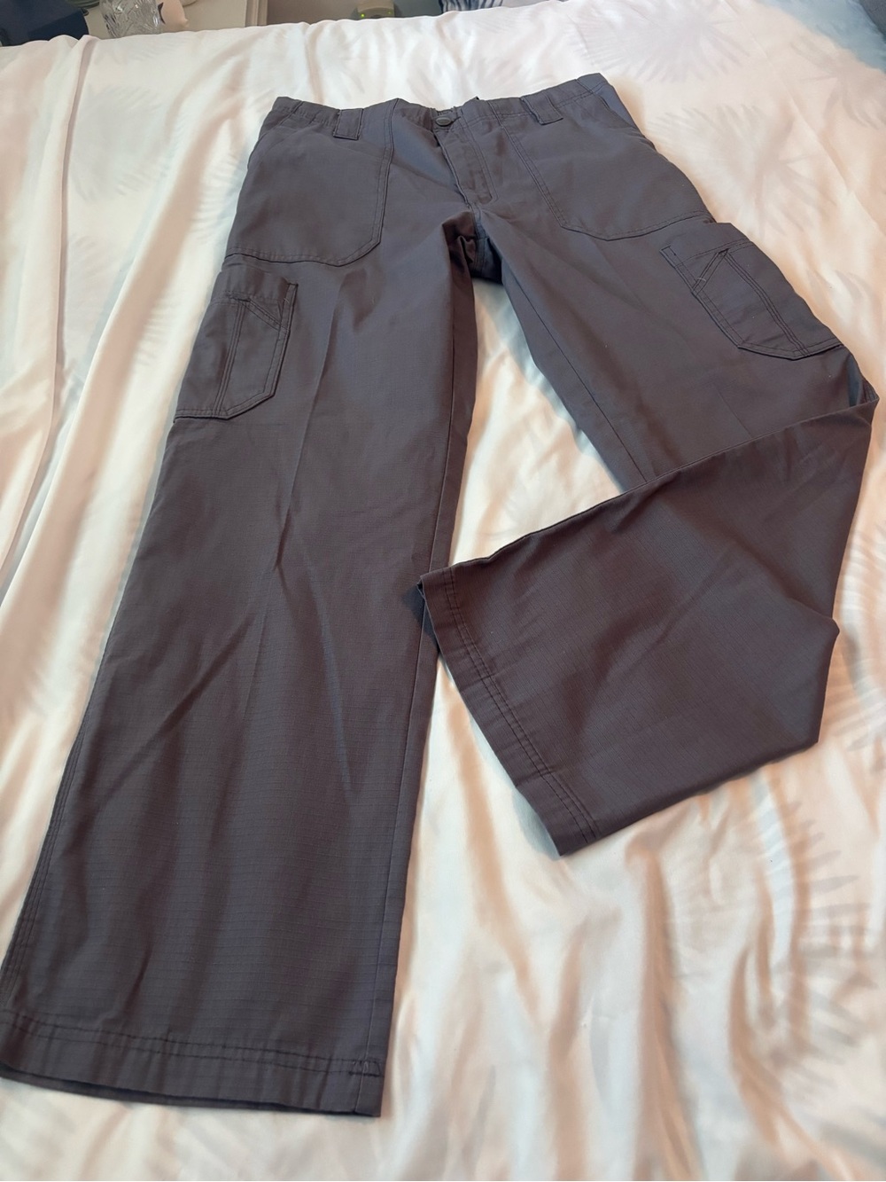 Carhartt Force Men's Gray Ripstop Cargo Pants 32W Size S Regular Fit